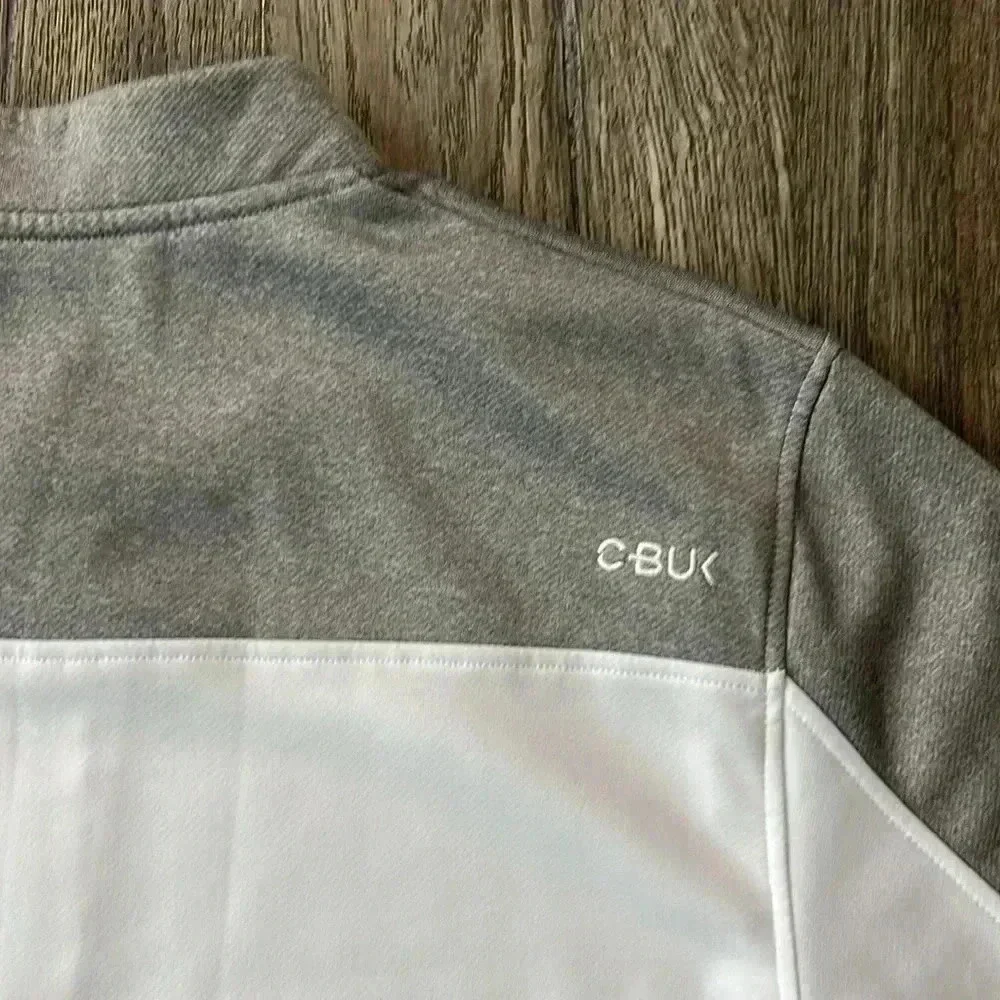 Cutter and Buck Jacket White and Gray NFL Football Super Bowl LIV Zip up Jacket